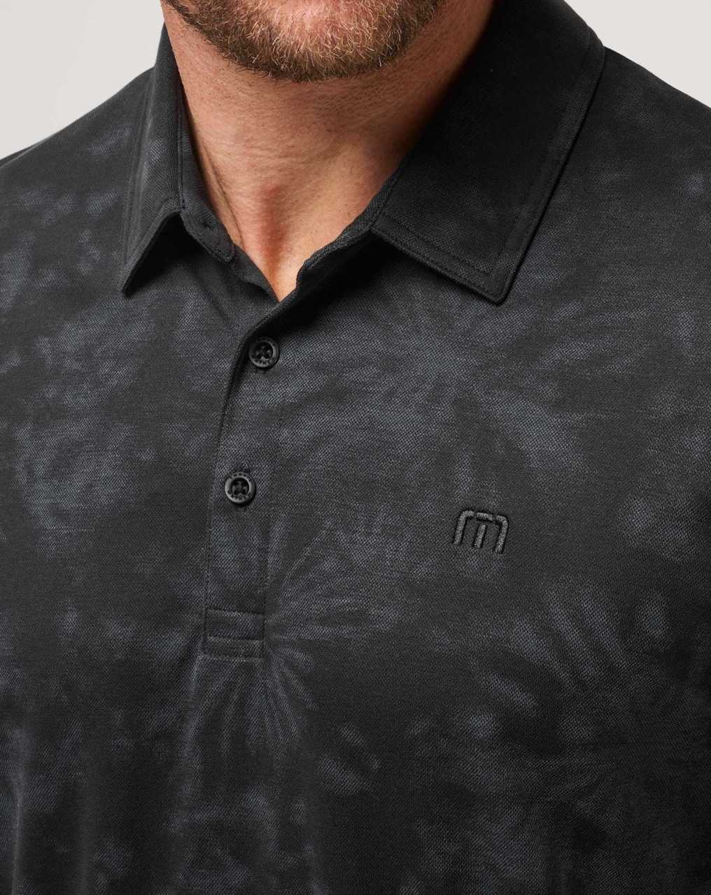 Travis Mathew Brilliant Waters Polo Black | ETIAWZB-36