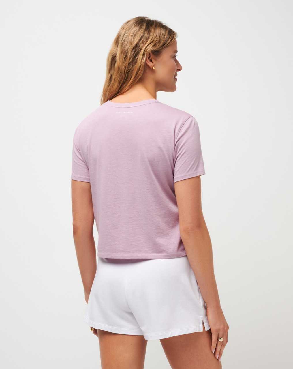 Travis Mathew Bring The Sun Graphic Tee Mauve Shadows | KAETDFZ-21