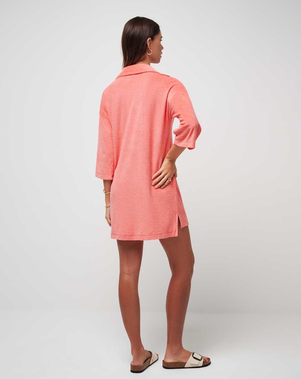 Travis Mathew Brunch Me Baby Terry Dress Shell Pink | FLRTIUD-97