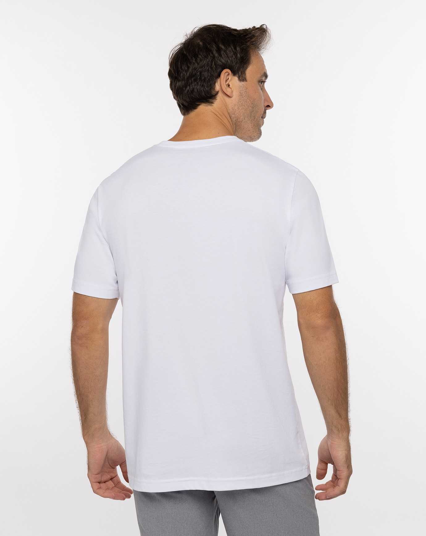 Travis Mathew Bucking Bull Tee White | XHOVAZK-60