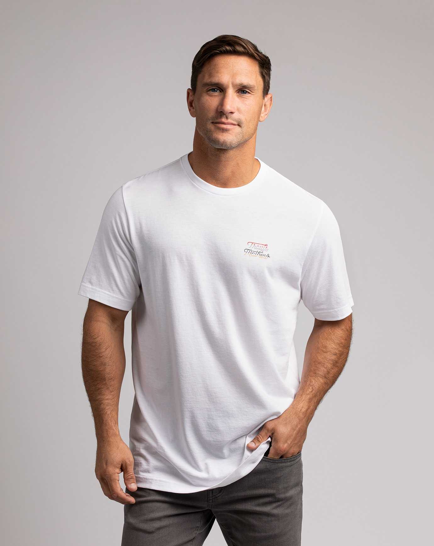 Travis Mathew Buffet Style Tee White | DVPWBJA-09