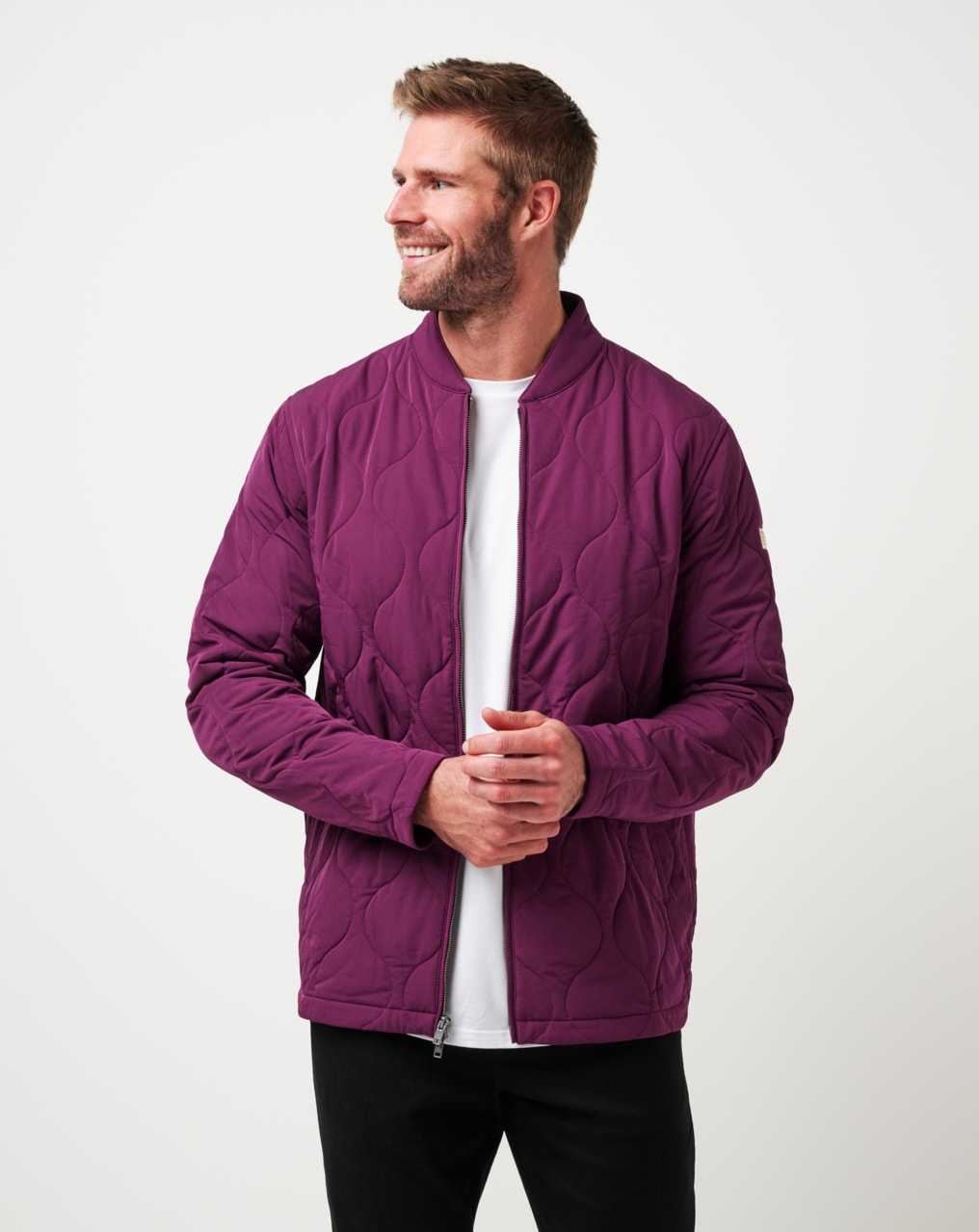 Travis Mathew Burnley Come What May Jacket Claret | QFWSCEG-47