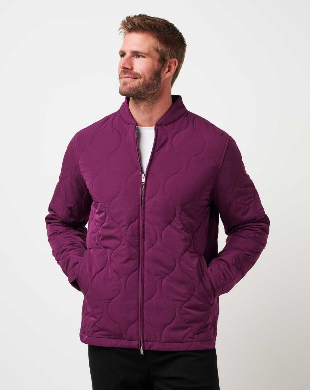 Travis Mathew Burnley Come What May Jacket Claret | QFWSCEG-47