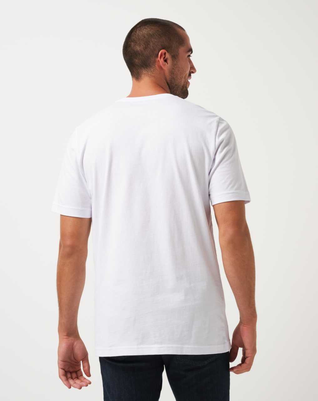 Travis Mathew Burnley Slide Show Tee White | KPIOBLE-38