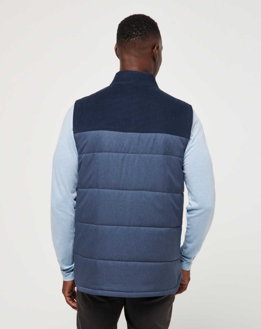 Travis Mathew Business Class Vest Total Eclipse | PEFRJSC-89