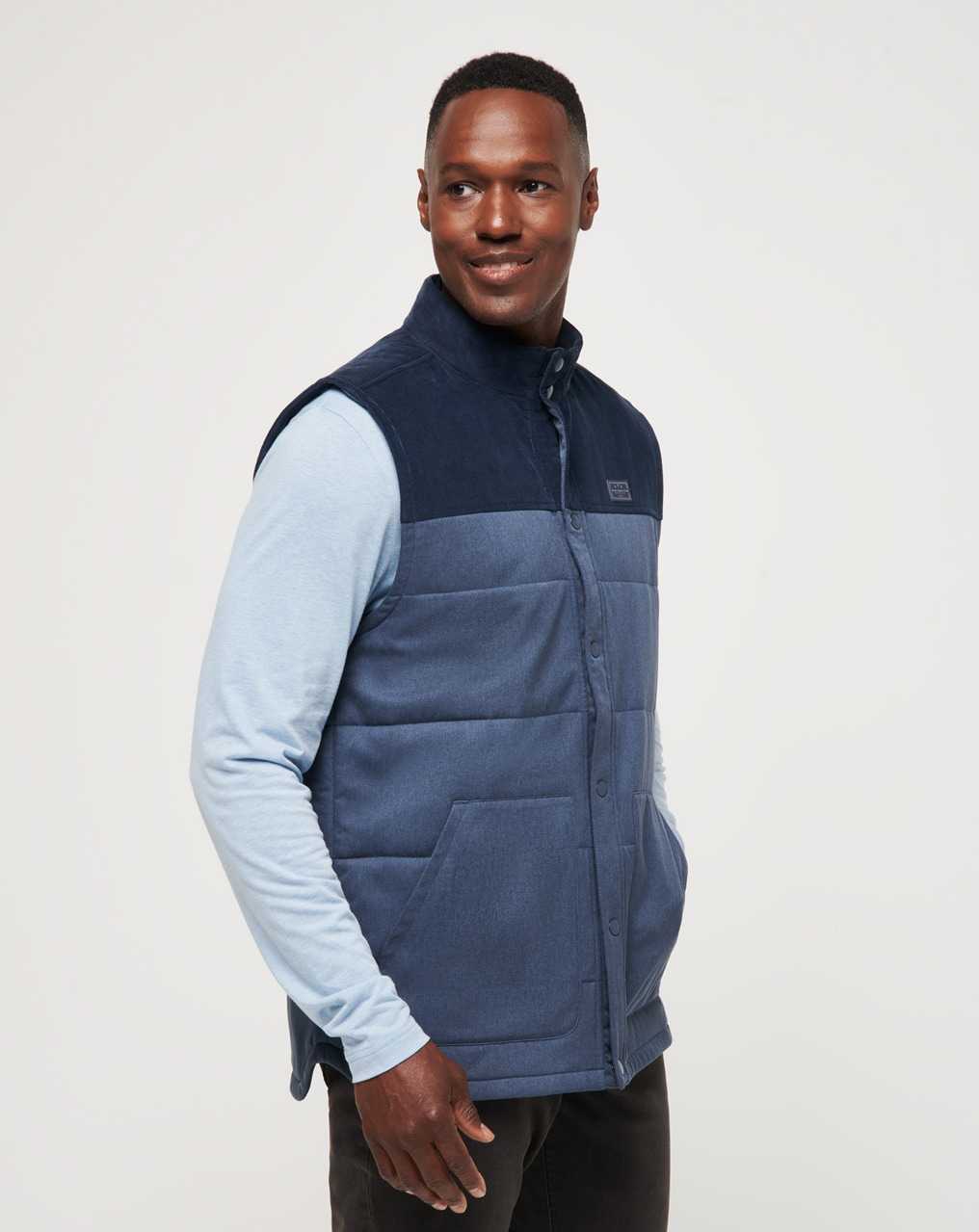 Travis Mathew Business Class Vest Total Eclipse | PEFRJSC-89