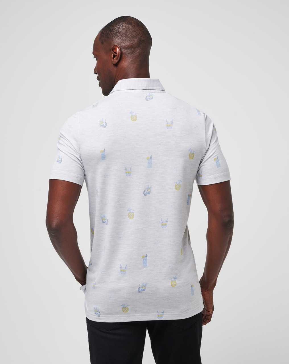 Travis Mathew Call The Shots Polo Heather Light Grey | LZGYAEX-52