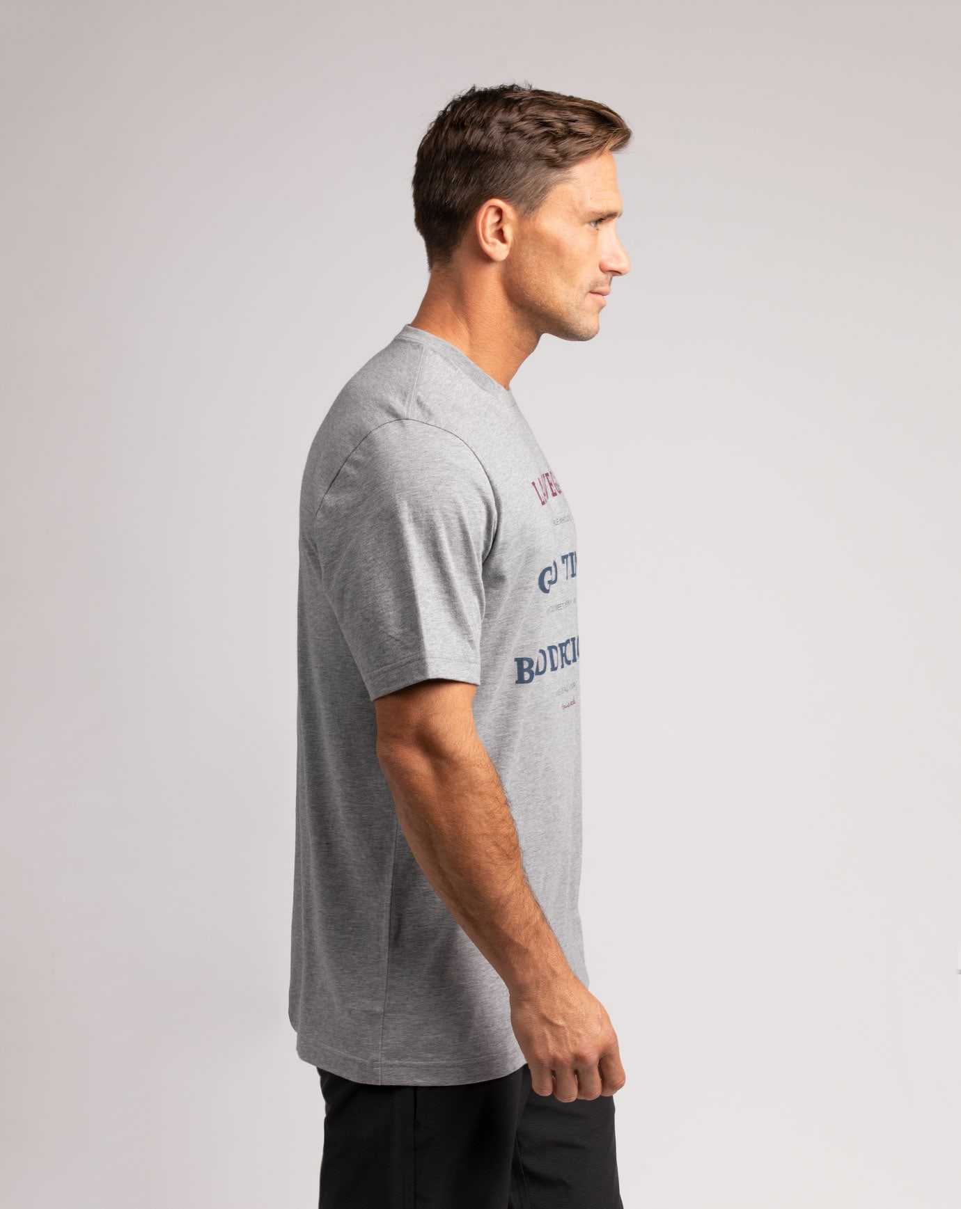 Travis Mathew Circus Act Tee Heather Grey | IXJFUYT-71