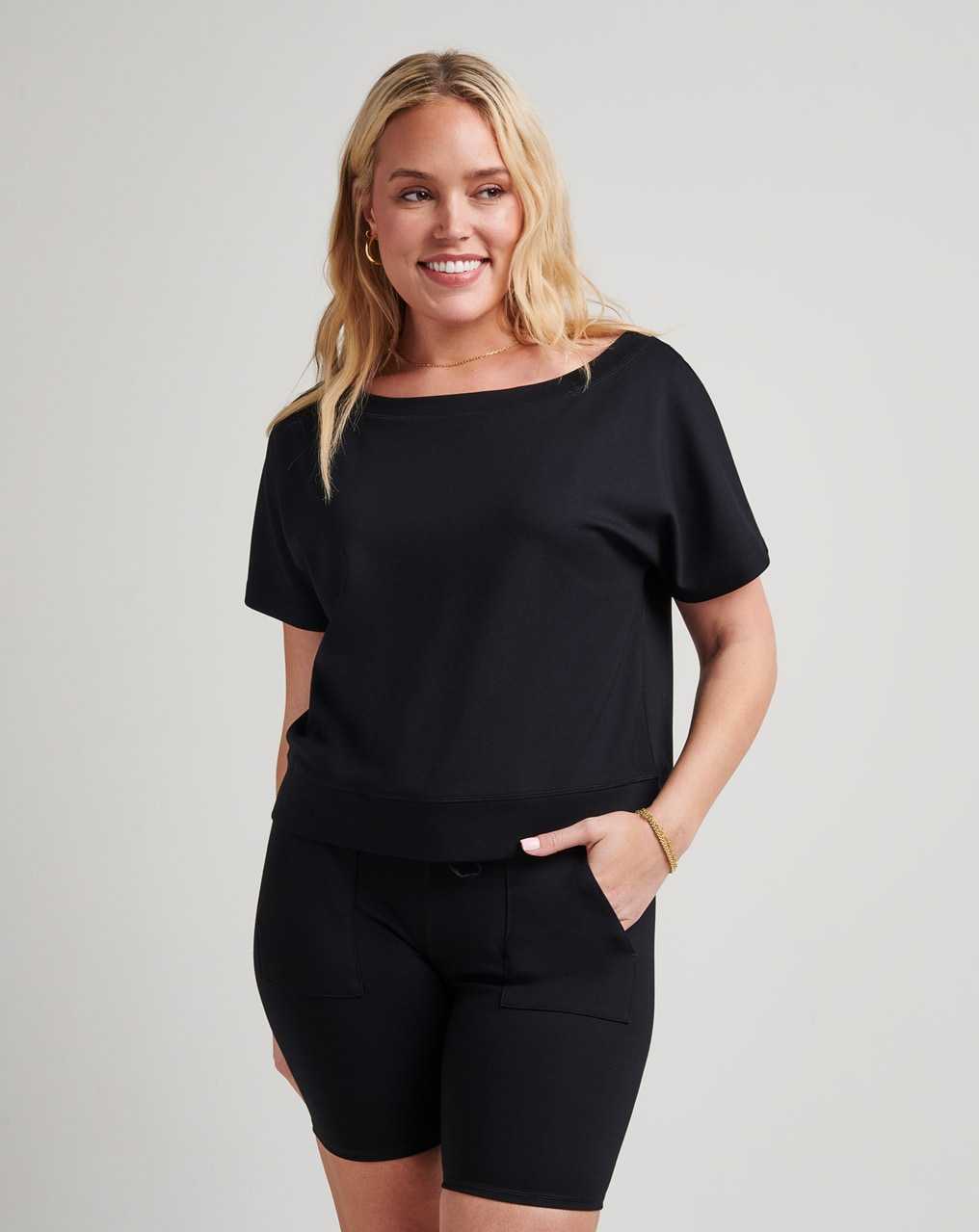 Travis Mathew Cleopatra Ponte Top Black | ELKPZAH-79