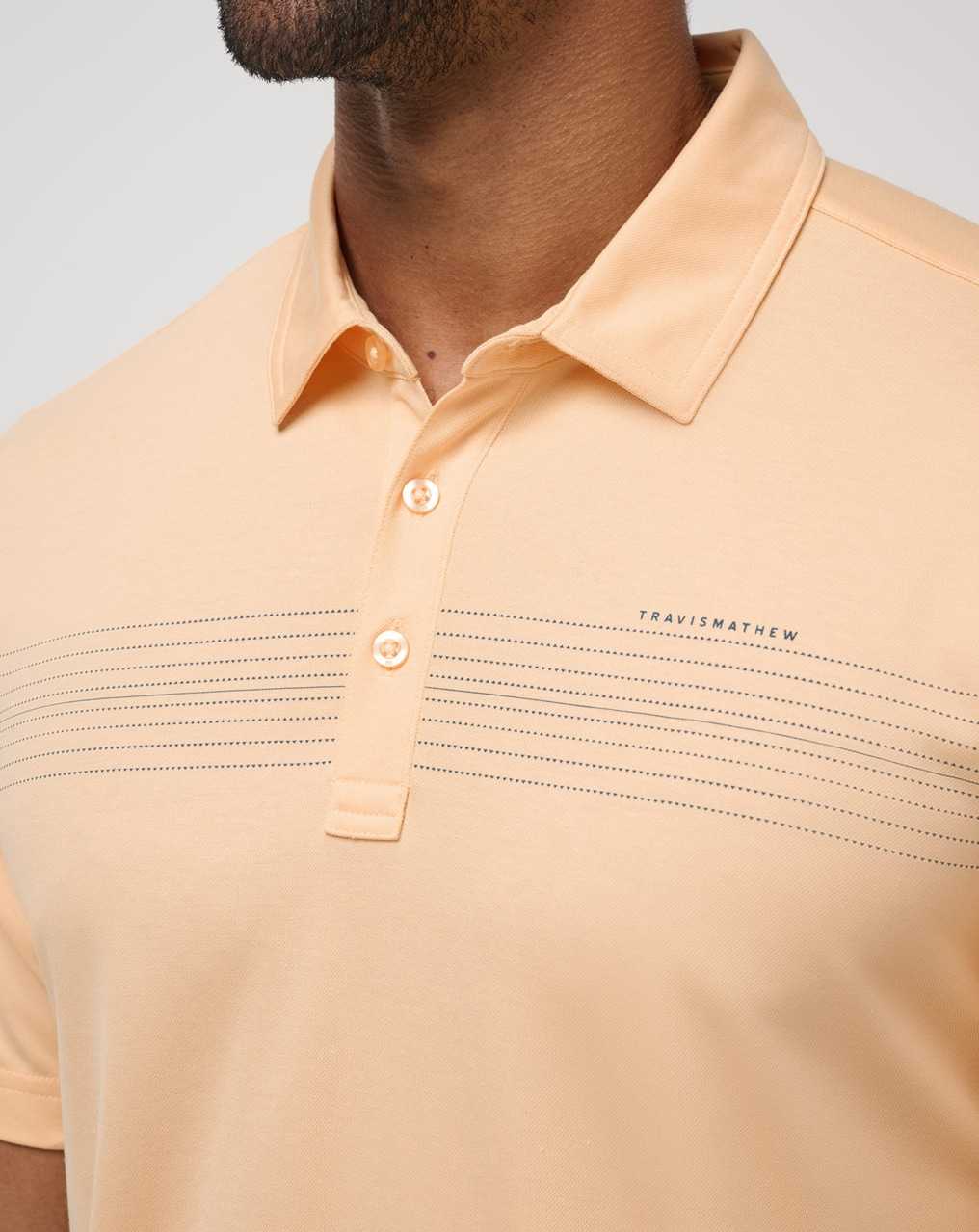 Travis Mathew Cliff Diver Polo Apricot | FBXCWAH-50