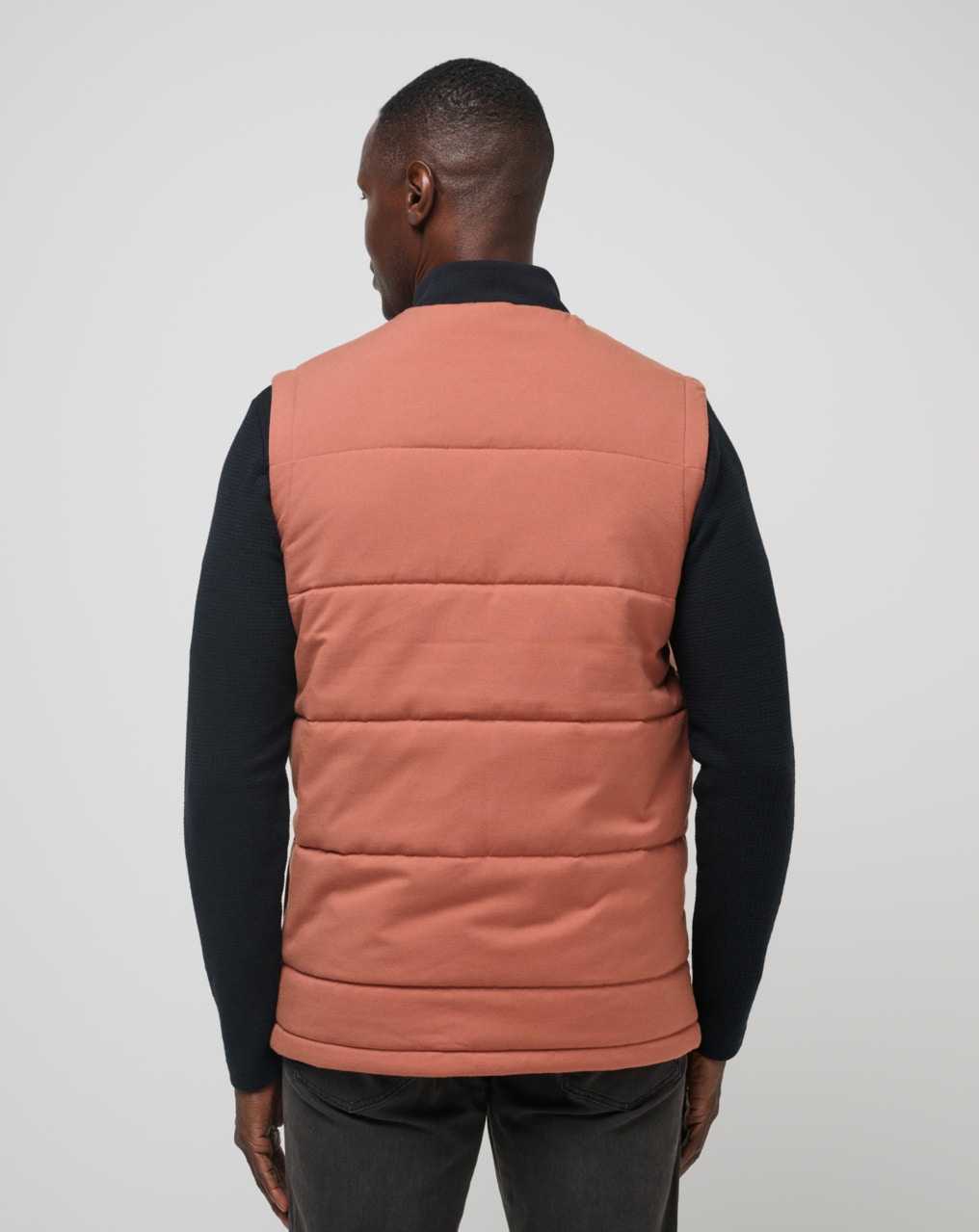 Travis Mathew Climate Drop Vest Heather Copper | MSAKZUE-43