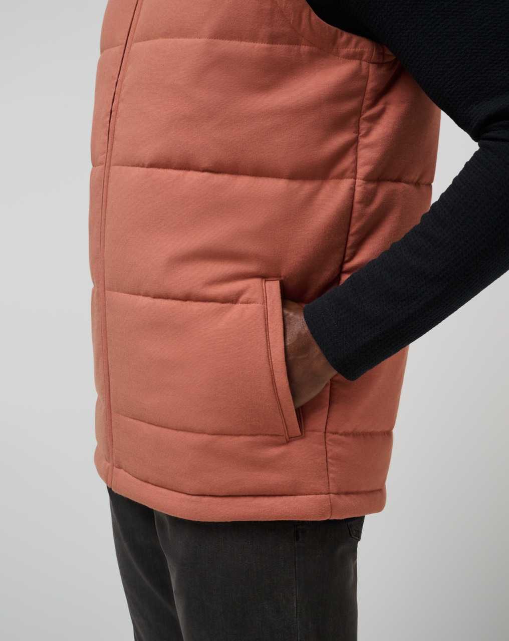 Travis Mathew Climate Drop Vest Heather Copper | MSAKZUE-43