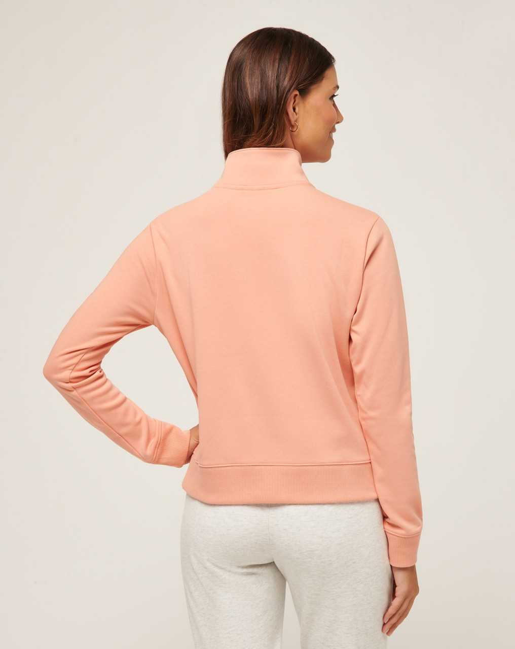 Travis Mathew Cloud Fleece Half Zip Canyon Sunset | SFCZYVW-08