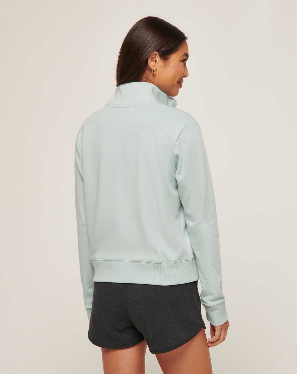 Travis Mathew Cloud Fleece Half Zip Ether | GFUOWLS-04