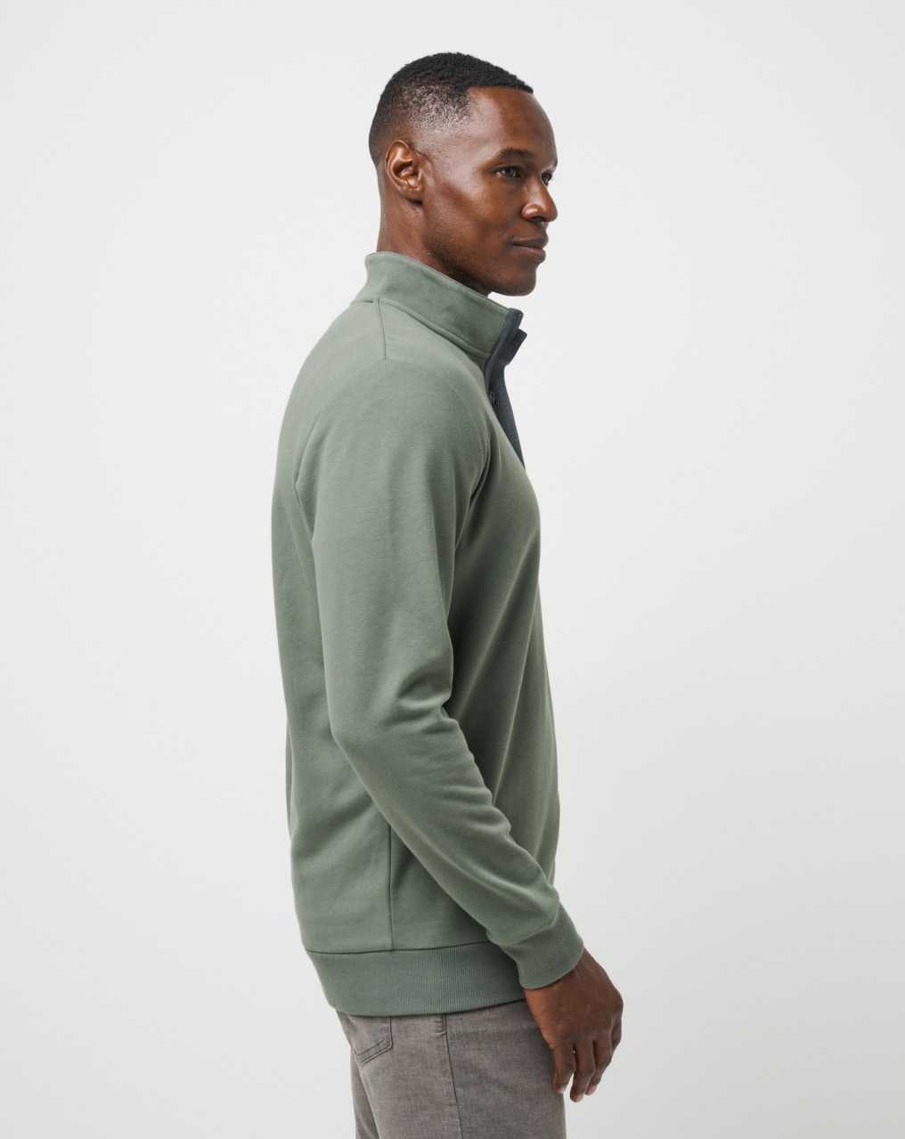 Travis Mathew Cloud Quarter Zip 2.0 Dark Olive | WICATYN-30