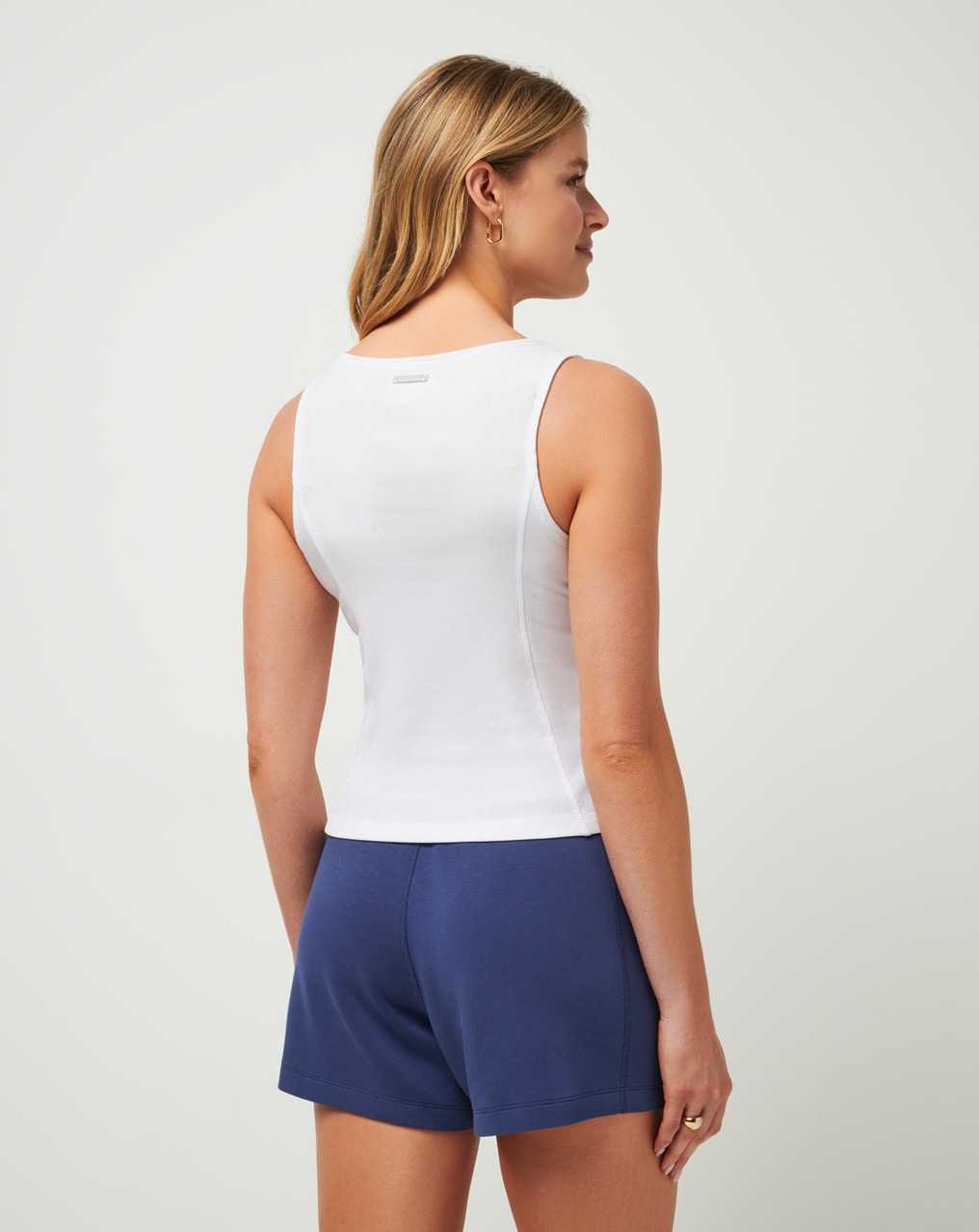 Travis Mathew Cloud Rib Hadley Tank White | CKZHPSY-09