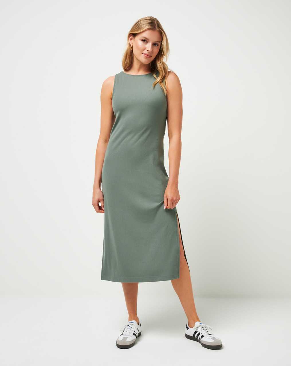 Travis Mathew Cloud Rib Hadley Wood Dress Agave Green | IAWKDFS-69