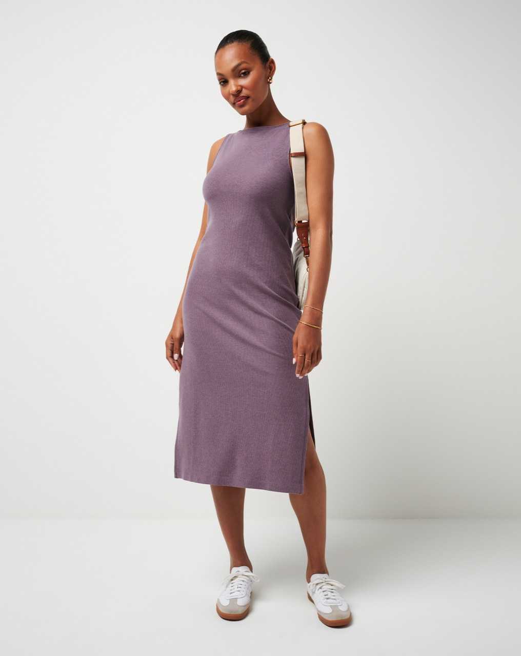 Travis Mathew Cloud Rib Hadley Wood Dress Heather Moonscape | CIUBZWA-52