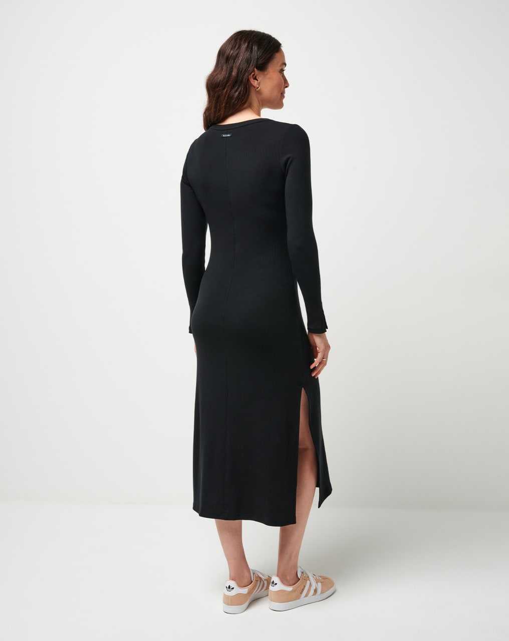 Travis Mathew Cloud Rib Retreat Dress Black | FALNWQS-52