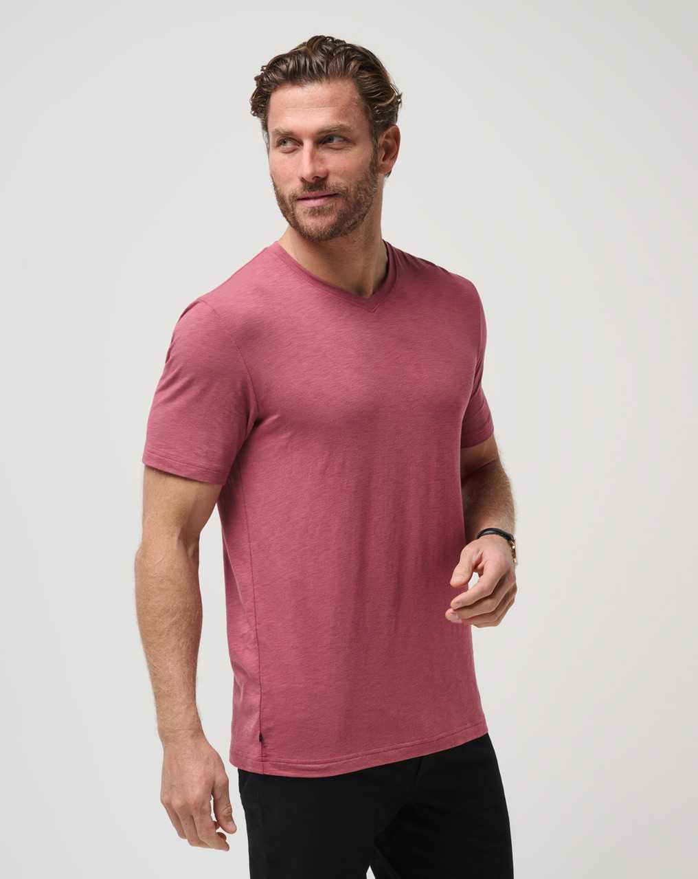 Travis Mathew Cloud Tee Roan Rouge | ETYVHMJ-69