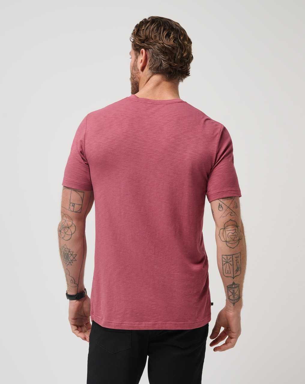 Travis Mathew Cloud Tee Roan Rouge | ETYVHMJ-69