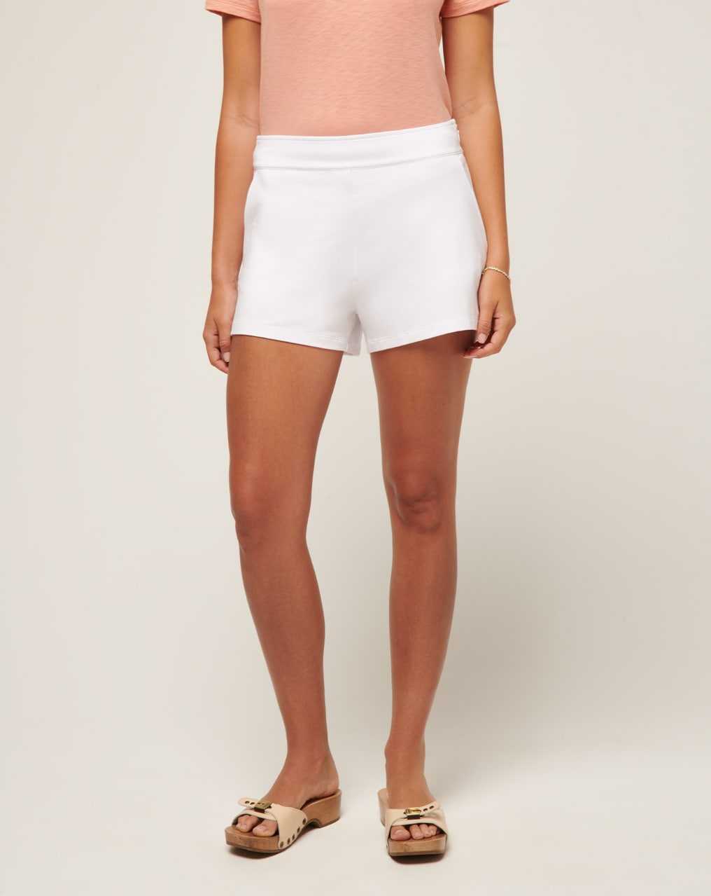 Travis Mathew Cloud Terry Short White | IBRQCWF-67