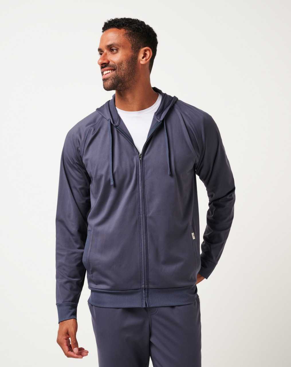 Travis Mathew Cloud Track Jacket Navy | NGTHBUA-24