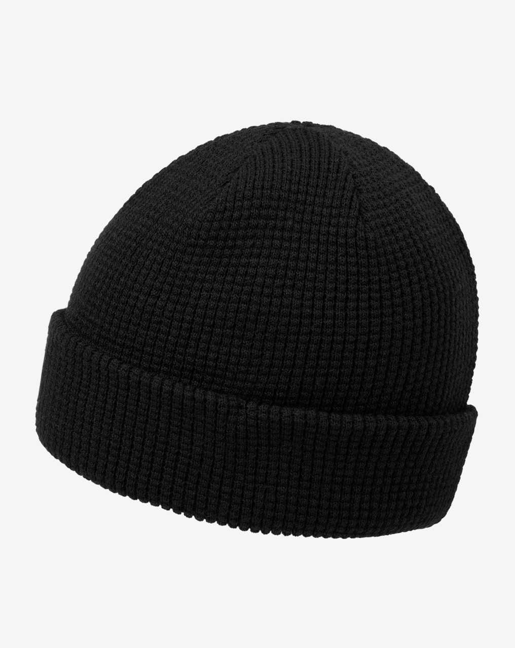 Travis Mathew Cloud Waffle Beanie Black | CSWUTGJ-64