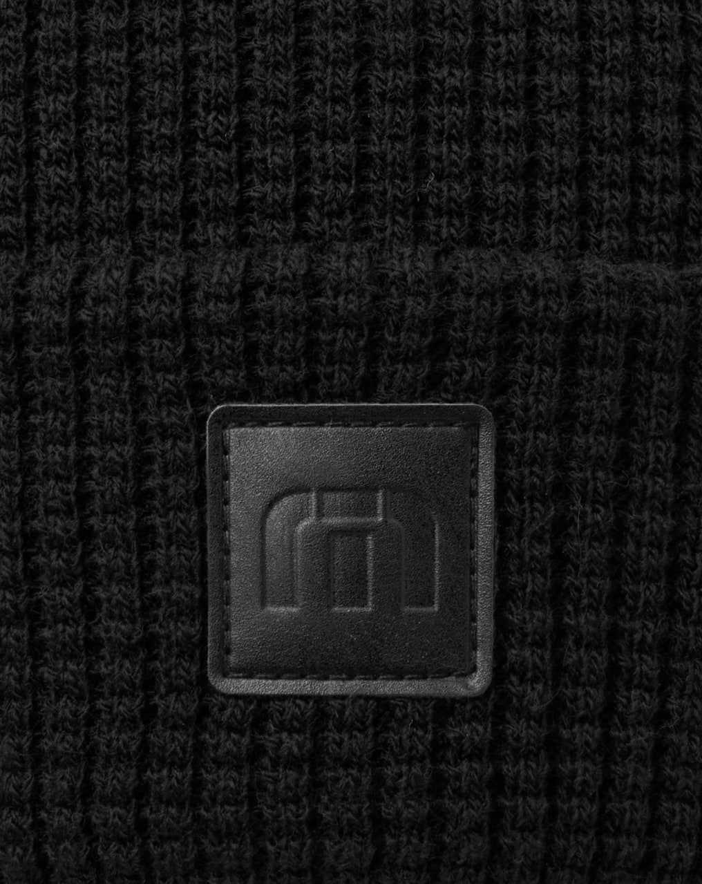 Travis Mathew Cloud Waffle Beanie Black | CSWUTGJ-64