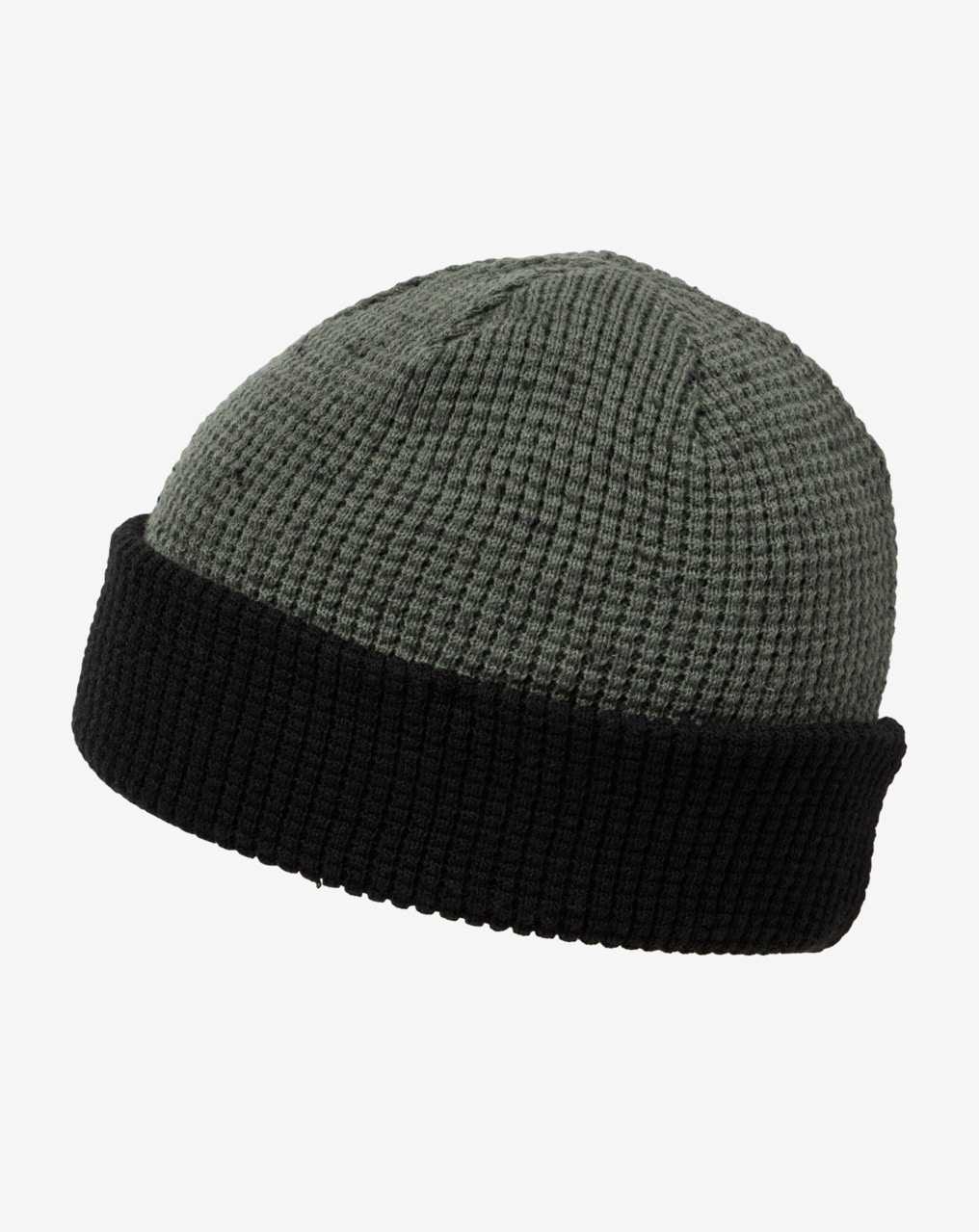 Travis Mathew Cloud Waffle Beanie Dark Olive | UCYWGPO-59