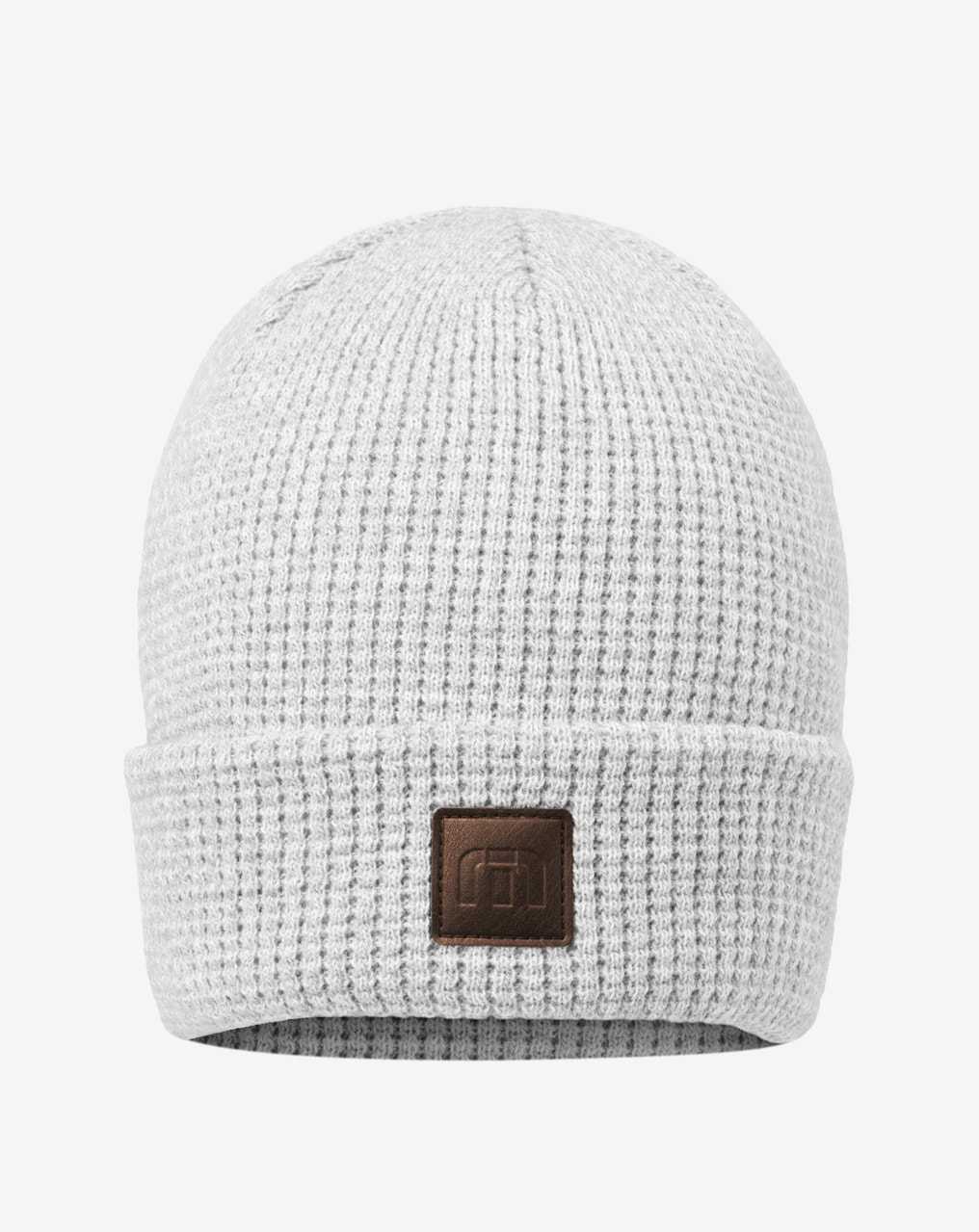 Travis Mathew Cloud Waffle Beanie Heather Grey | GACEVTM-23