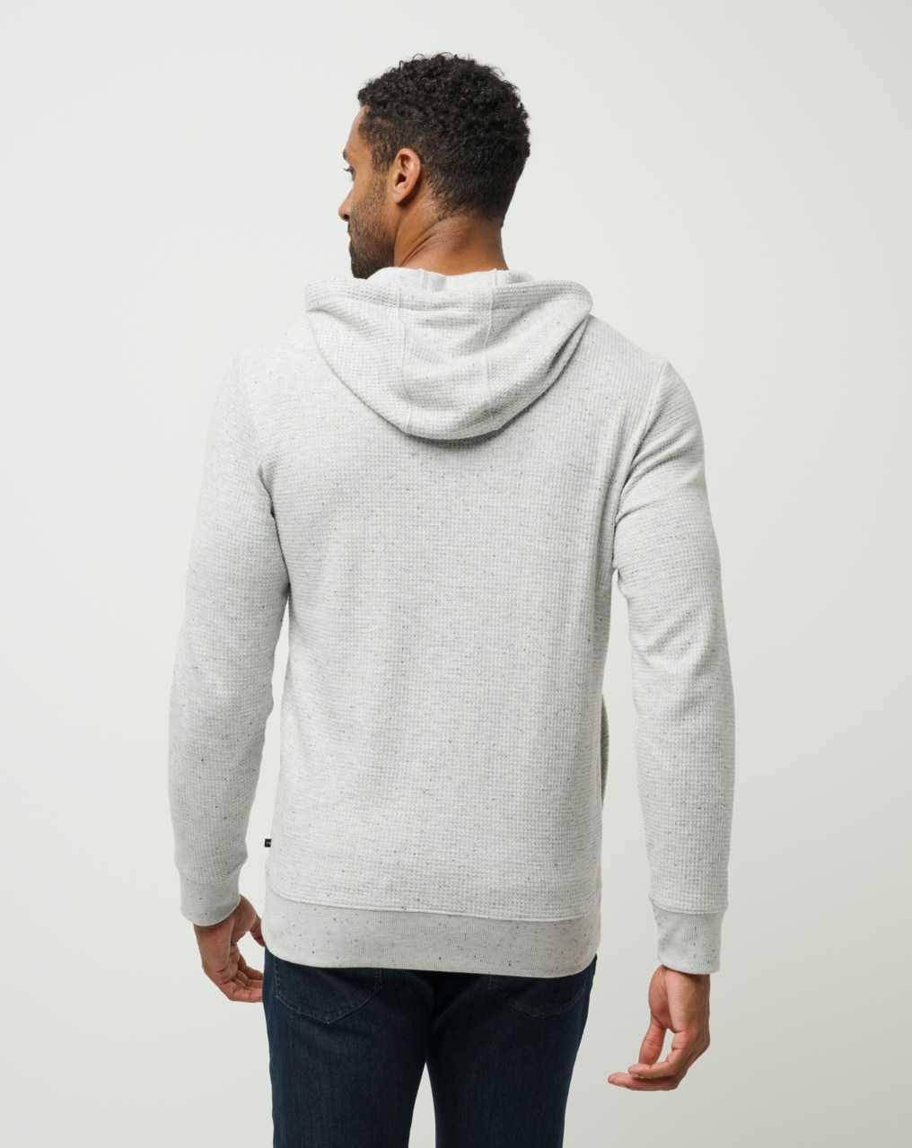 Travis Mathew Cloud Waffle Hoodie Light Grey | BKQEUPG-65