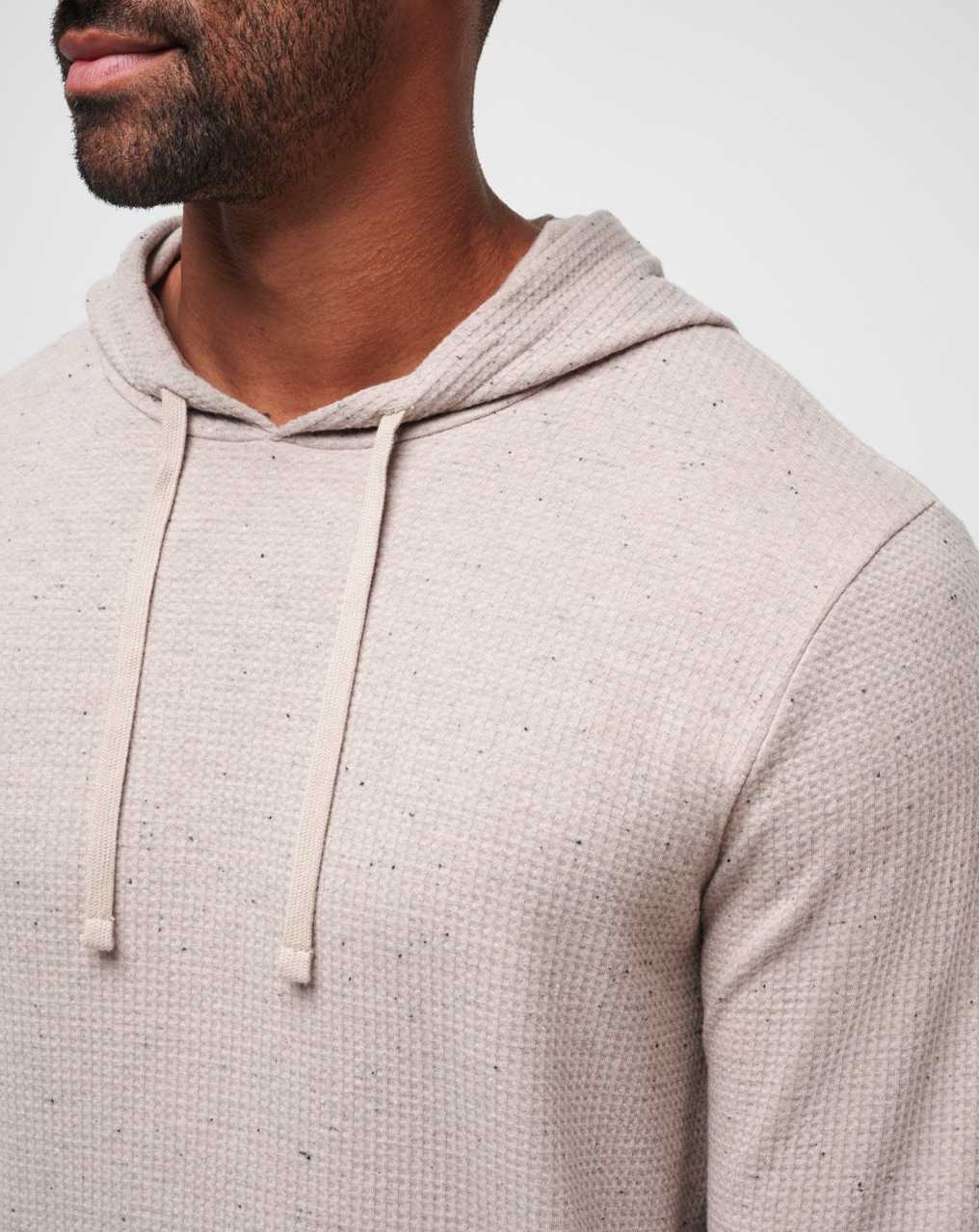 Travis Mathew Cloud Waffle Hoodie Oxford Tan | AECGXOL-20