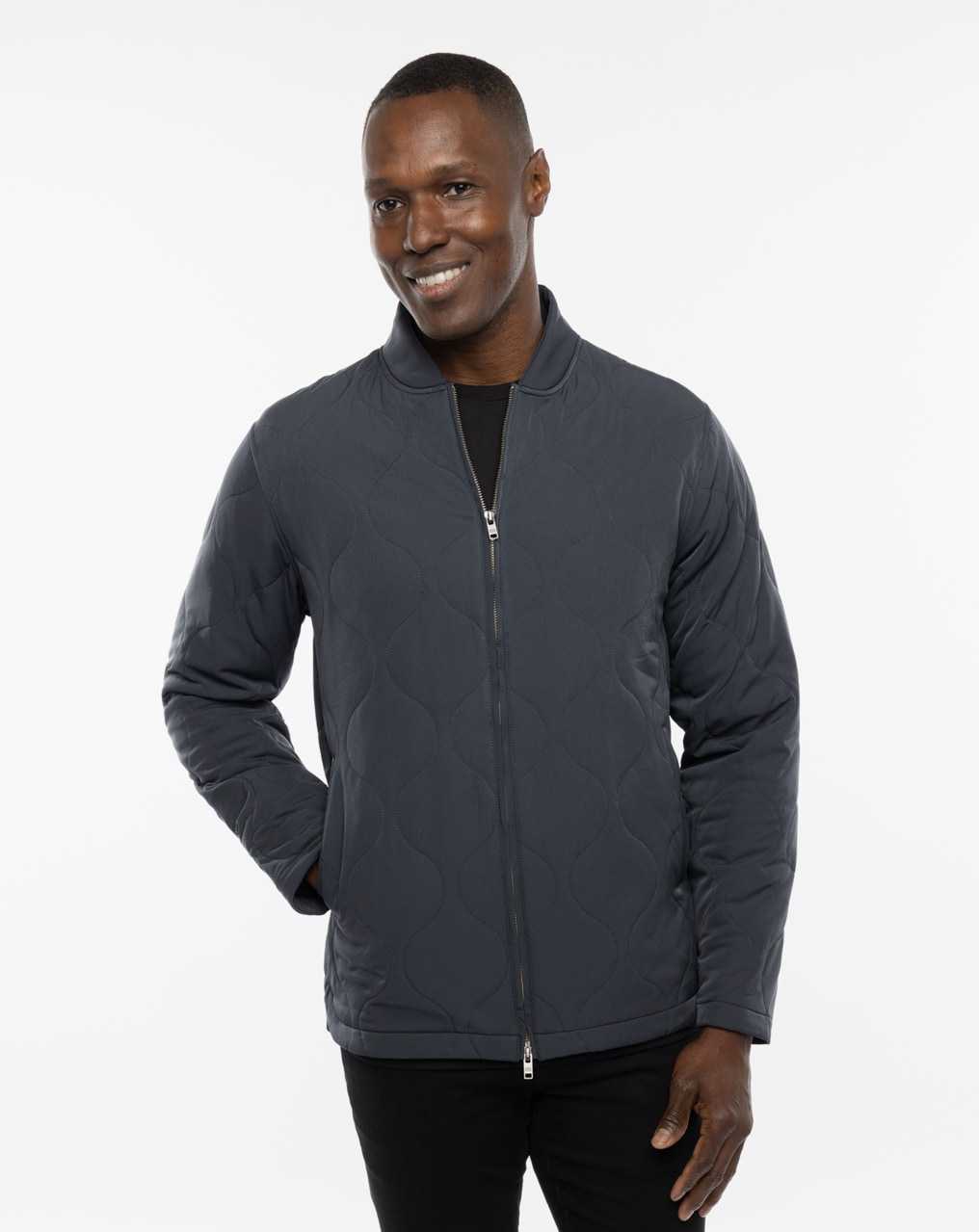 Travis Mathew Come What May Jacket Ebony | WDHIMXS-85