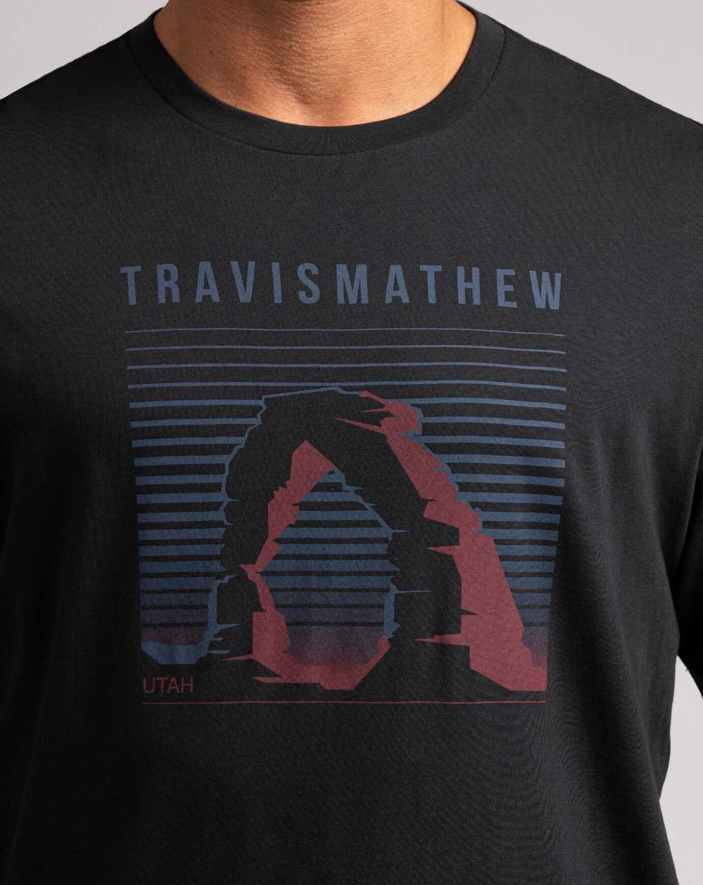 Travis Mathew Cool Coyote Tee Black | LSGZPWH-97