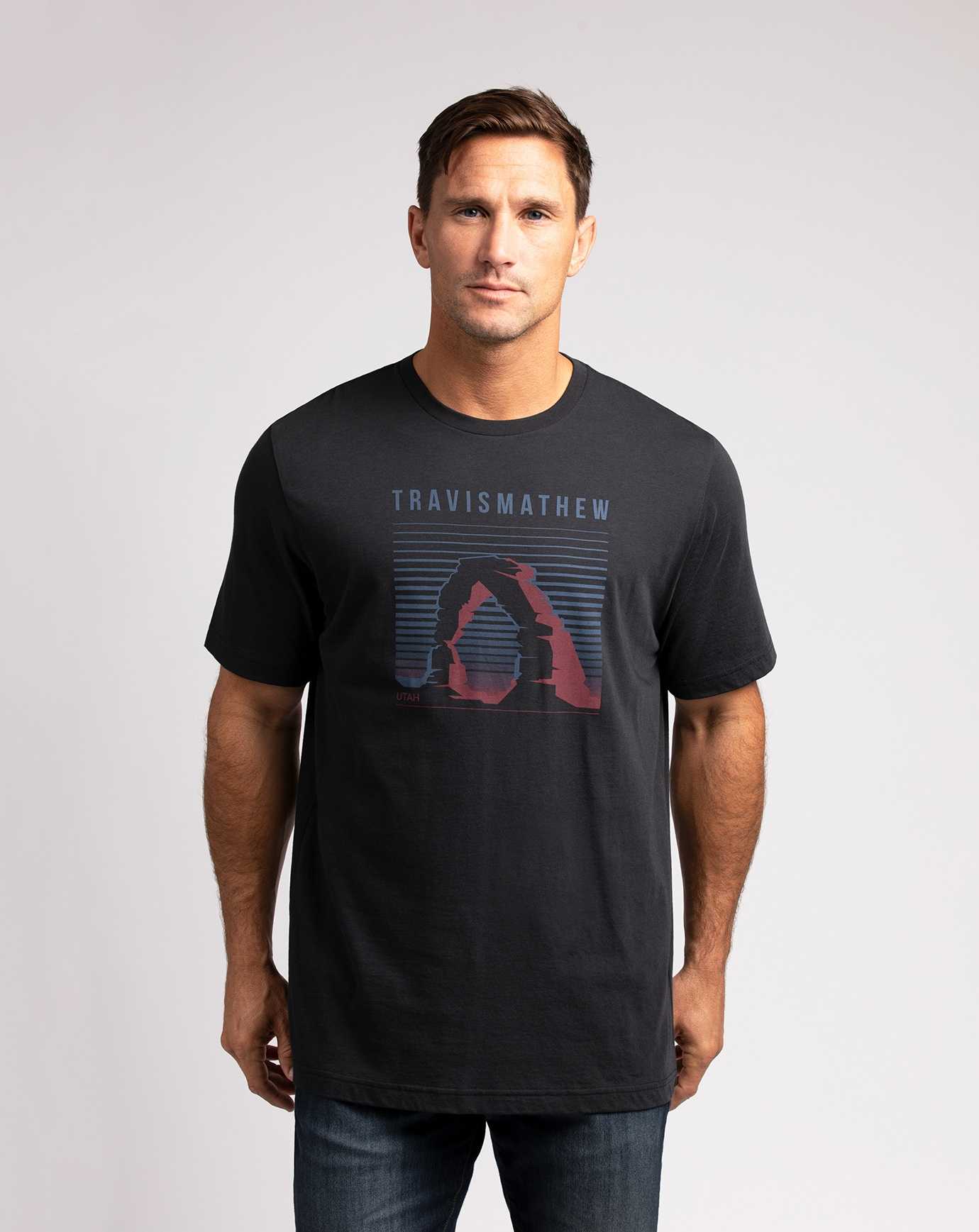 Travis Mathew Cool Coyote Tee Black | LSGZPWH-97