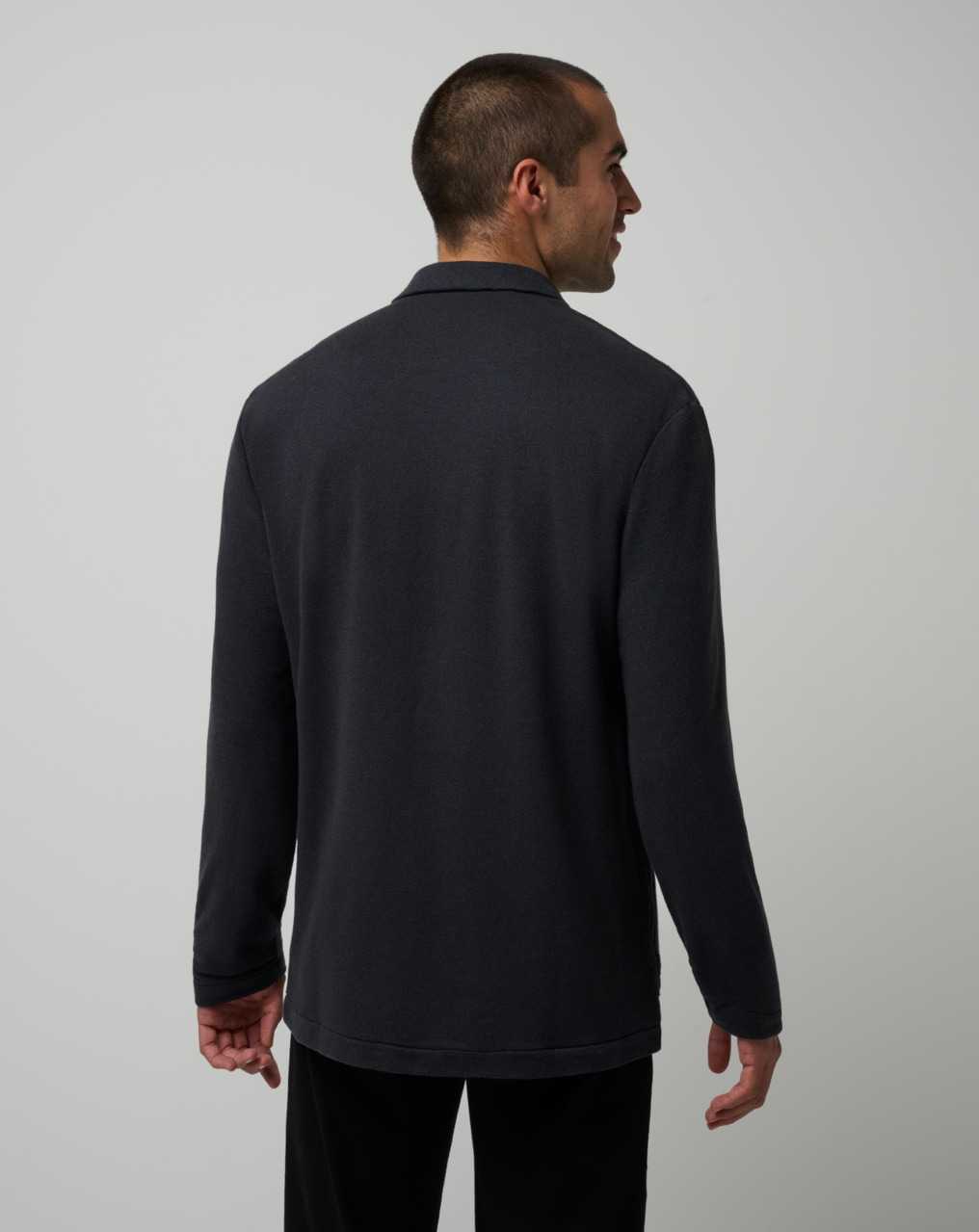 Travis Mathew Counsman Cardigan Jacket Ebony | YBVKWGP-50