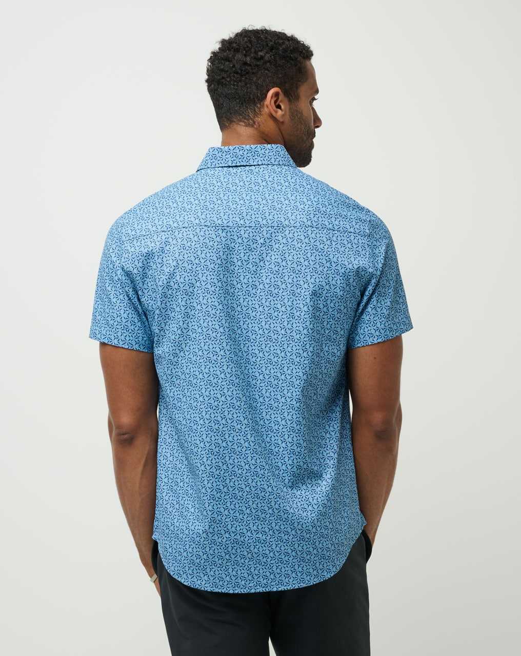 Travis Mathew Country Mile Button-up Quiet Harbor | JCPFGHU-63