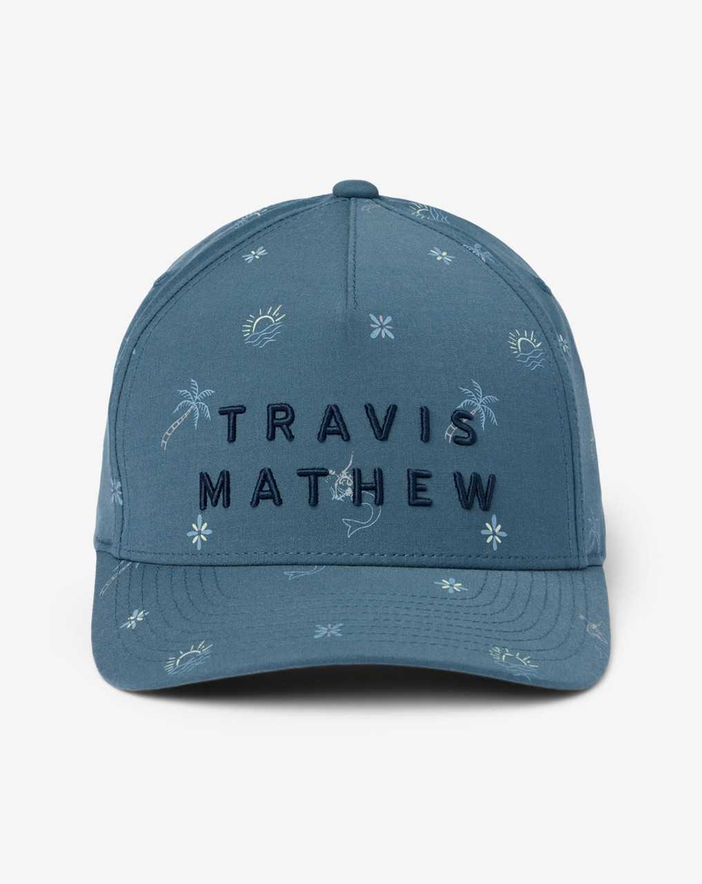 Travis Mathew Cove Dive Snapback Hat Dark Teal | ZJAXFQK-28