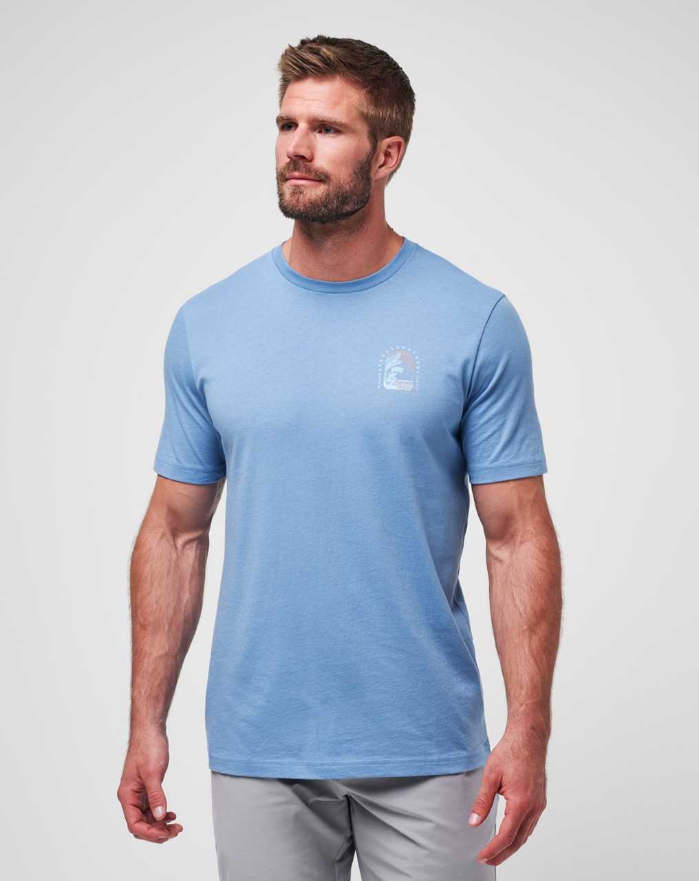 Travis Mathew Cowries Tee Quiet Harbor | MQOHZWK-39