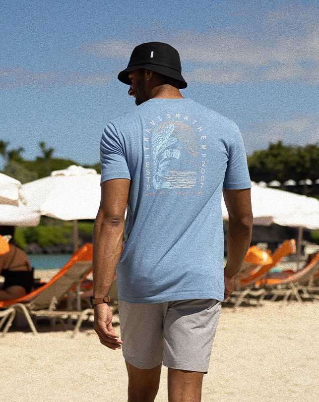 Travis Mathew Cowries Tee Quiet Harbor | MQOHZWK-39