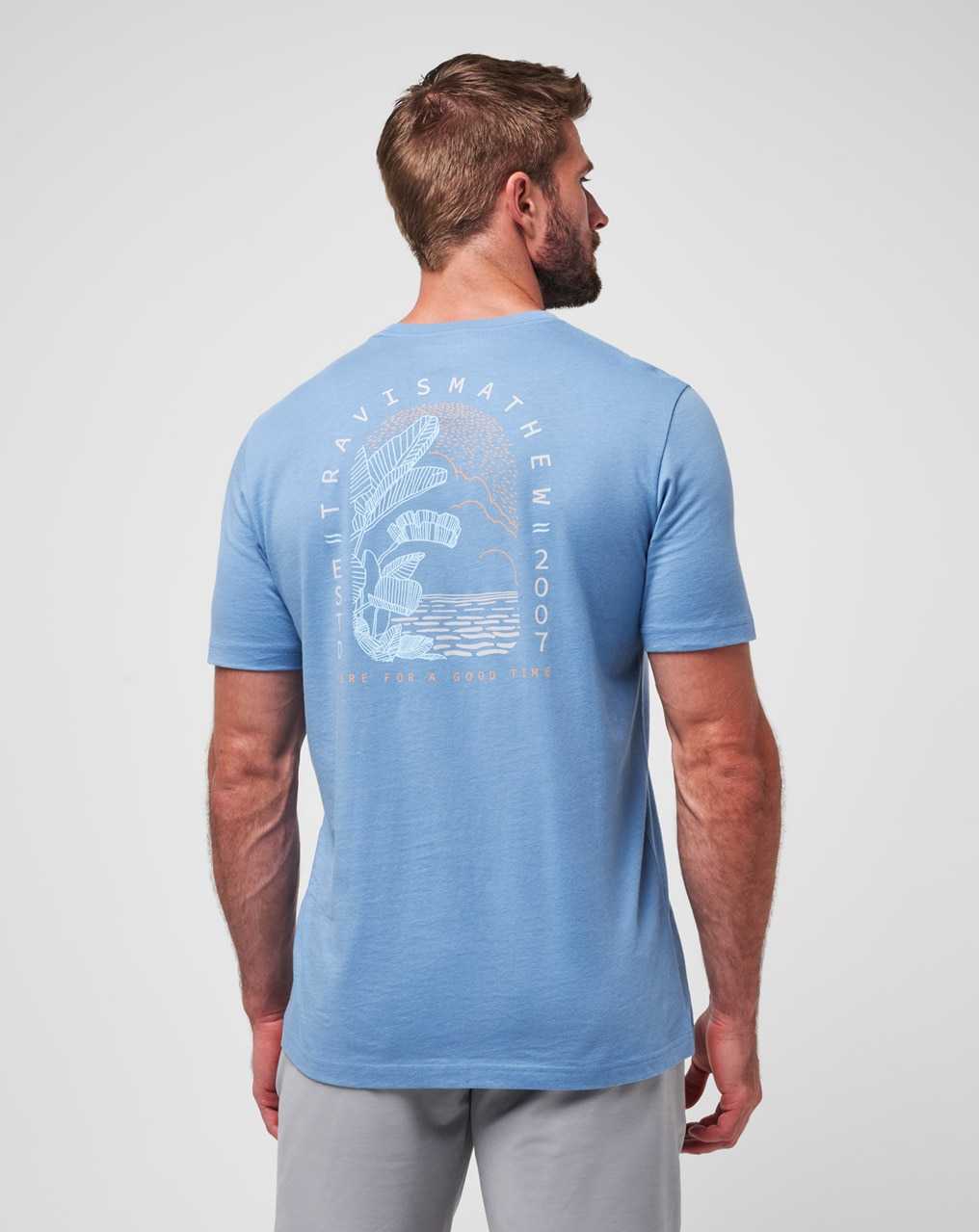 Travis Mathew Cowries Tee Quiet Harbor | MQOHZWK-39