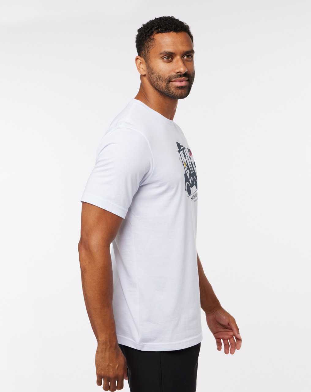 Travis Mathew Diablo 2.0 Tee White | JASWUEV-69