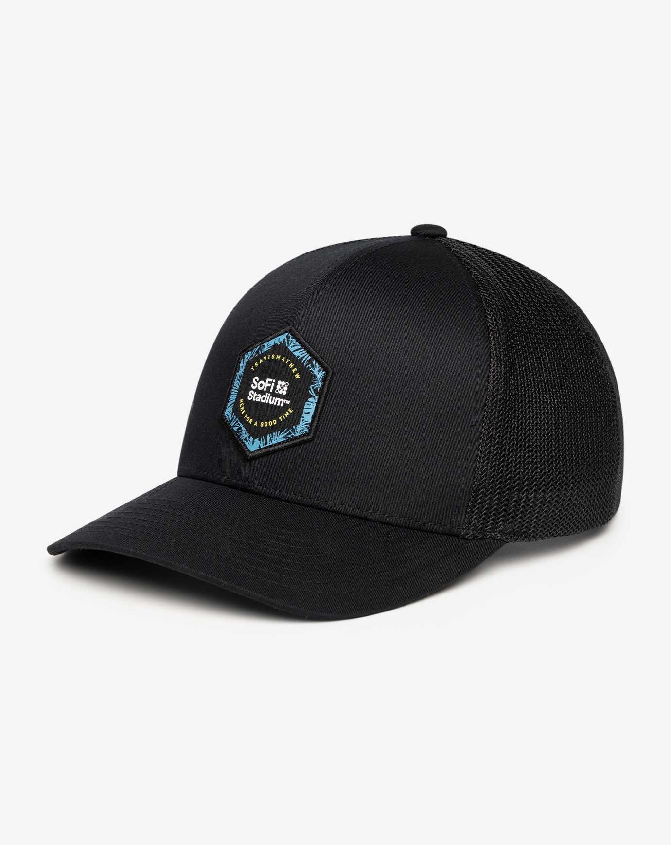 Travis Mathew Die Hard Fans Tm Snapback Hat Black | IDJVUBE-95