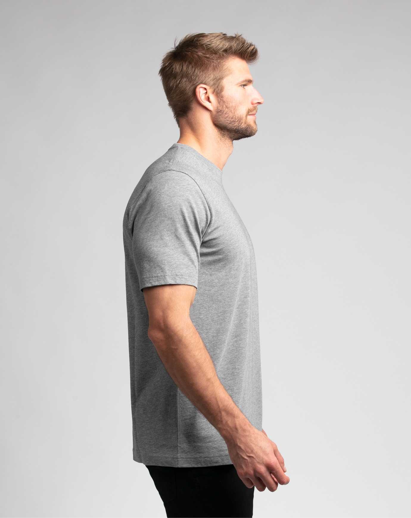 Travis Mathew Dontcha Know Tee Heather Grey | ERUIWBQ-09