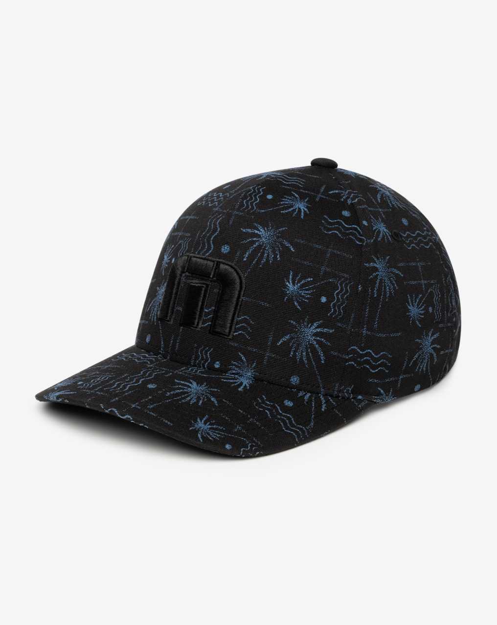 Travis Mathew Dorsal Fin Snapback Hat Black | BOMIUTS-85