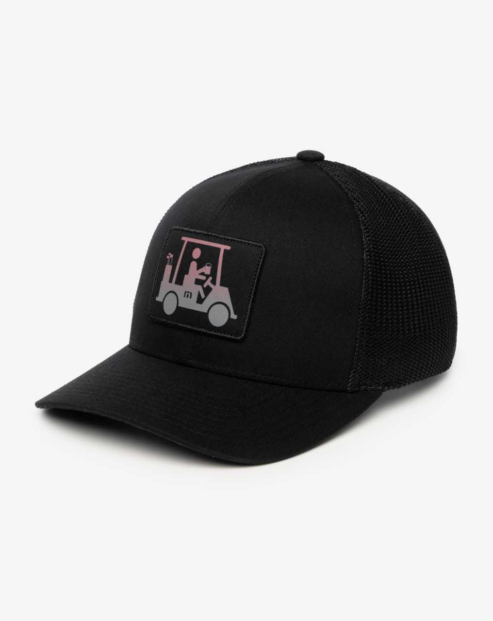 Travis Mathew El Capitan 2.0 Snapback Hat Black | IXSEMGR-05