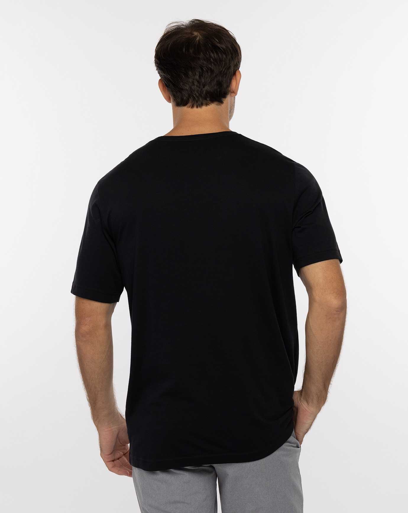 Travis Mathew El Paso Tee Black | PJVLYDH-08