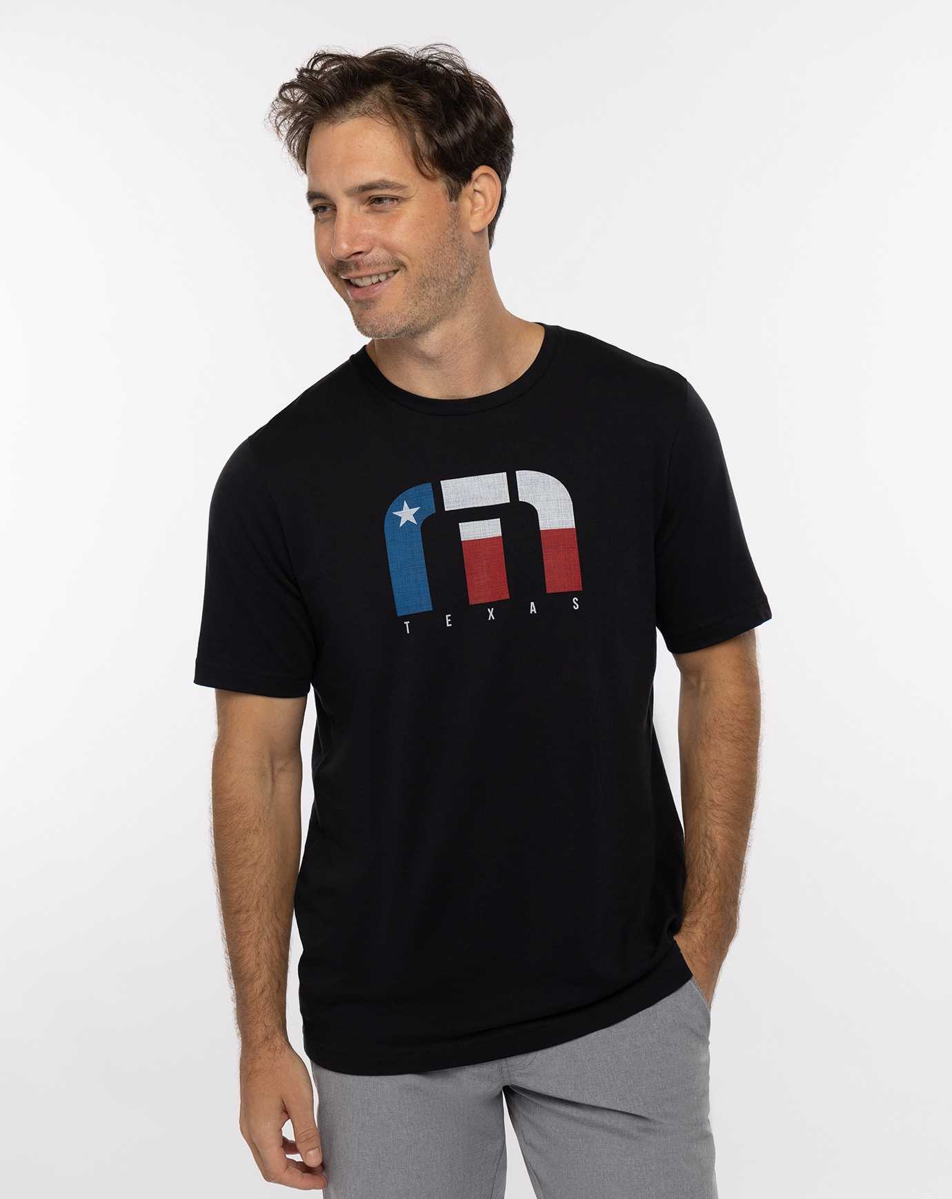 Travis Mathew El Paso Tee Black | PJVLYDH-08