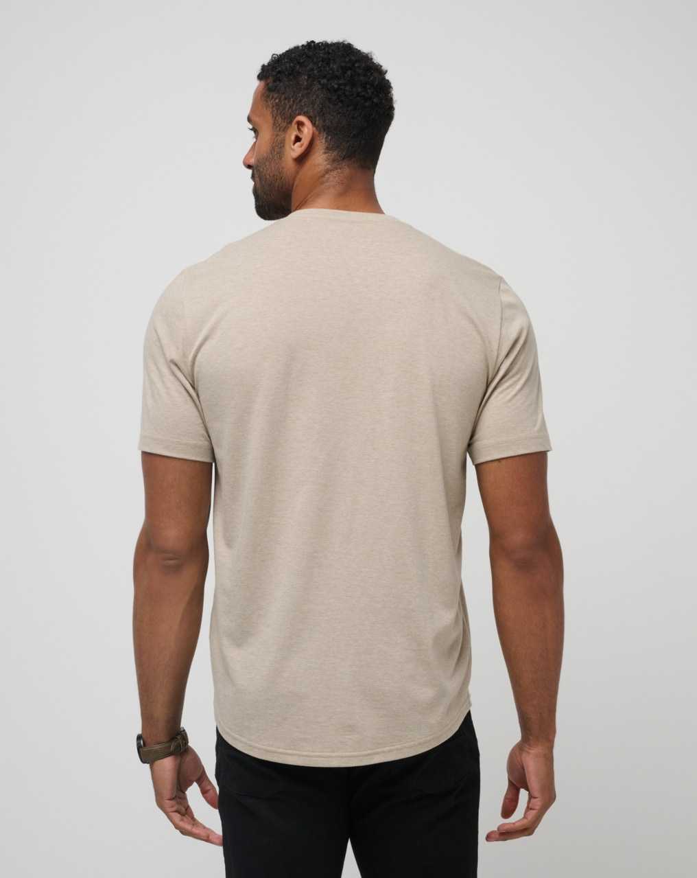 Travis Mathew Fading Sunlight Tee Oxford Tan | EUFQLWM-62